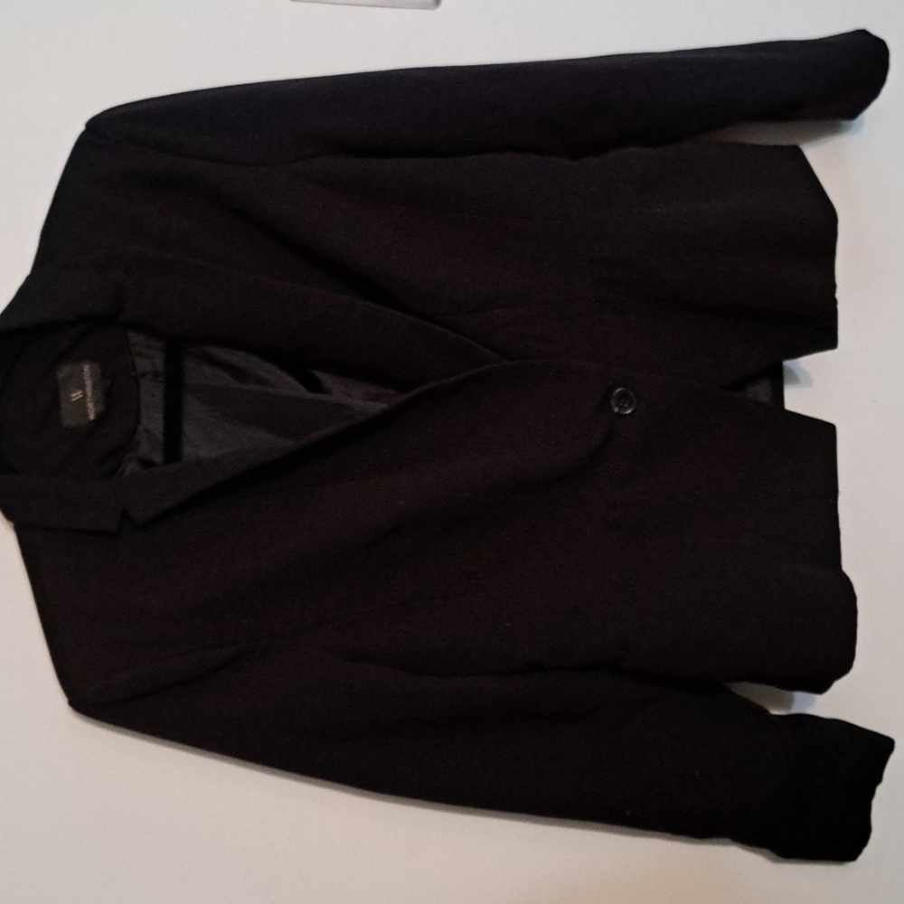 Worthington Blazer Women’s Size 14 Solid Black Business